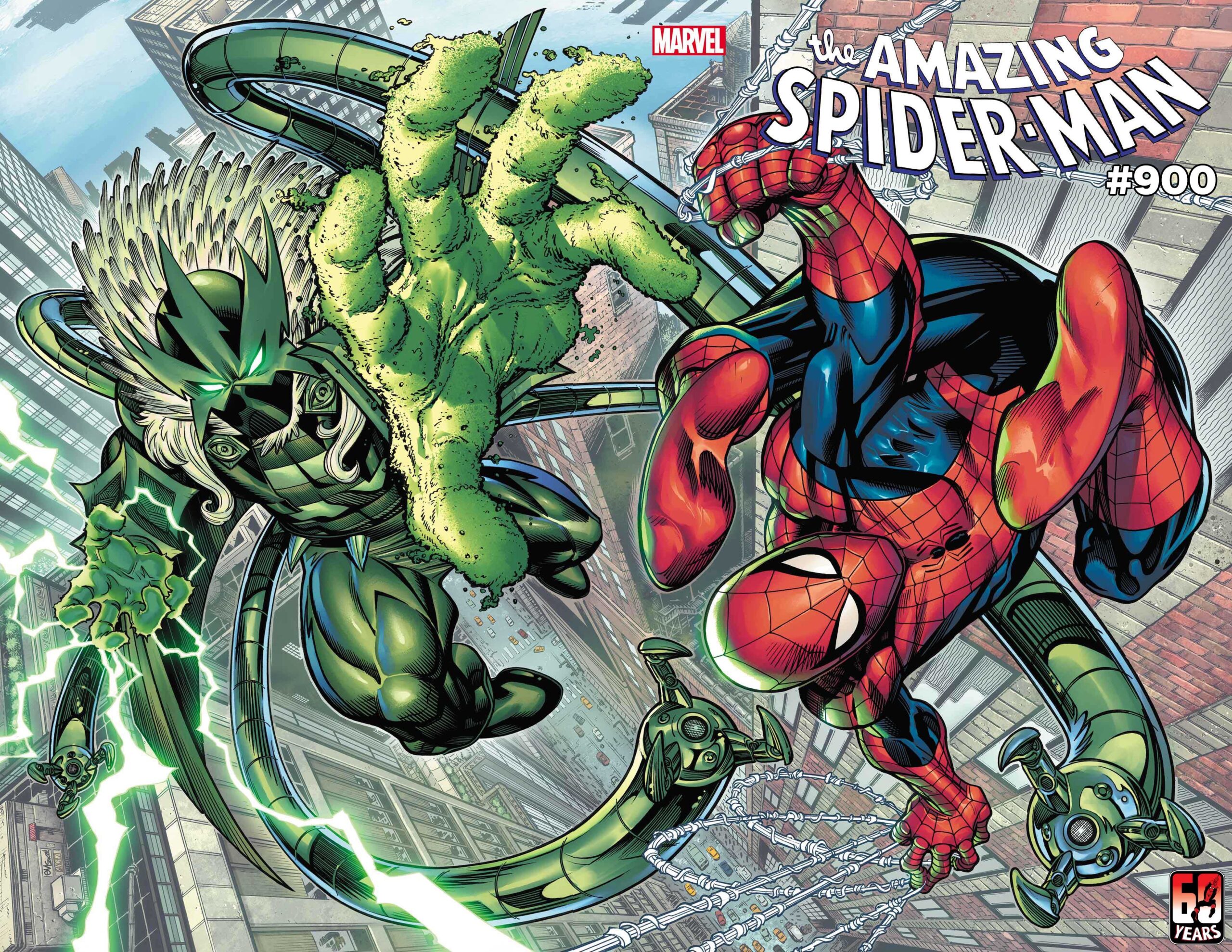 THE SINISTER SIX LIKE YOU’VE NEVER SEEN THEM BEFORE IN ZEB WELLS AND ED McGUINNESS’ AMAZING SPIDER-MAN #900 THE SINISTER SIX LIKE YOU’VE NEVER SEEN THEM BEFORE IN ZEB WELLS AND ED McGUINNESS’ AMAZING SPIDER-MAN #900
