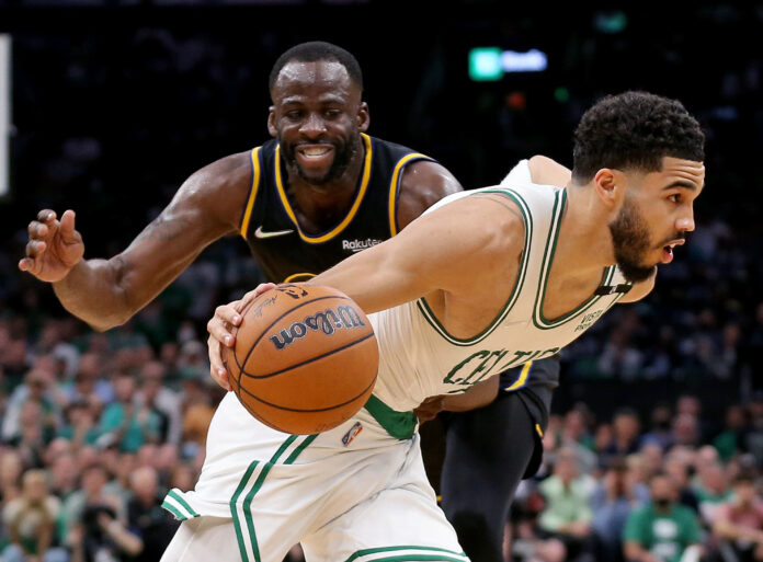 “NO WAY Should Fans Be Allowed To Chant Obscenities At Players! Are They Not Human?” | Draymond Green And His Wife Criticize Boston Fans; But Green Relishes The Villain Role “NO WAY Should Fans Be Allowed To Chant Obscenities At Players! Are They Not Human?” | Draymond Green And His Wife Criticize Boston Fans; But Green Relishes The Villain Role