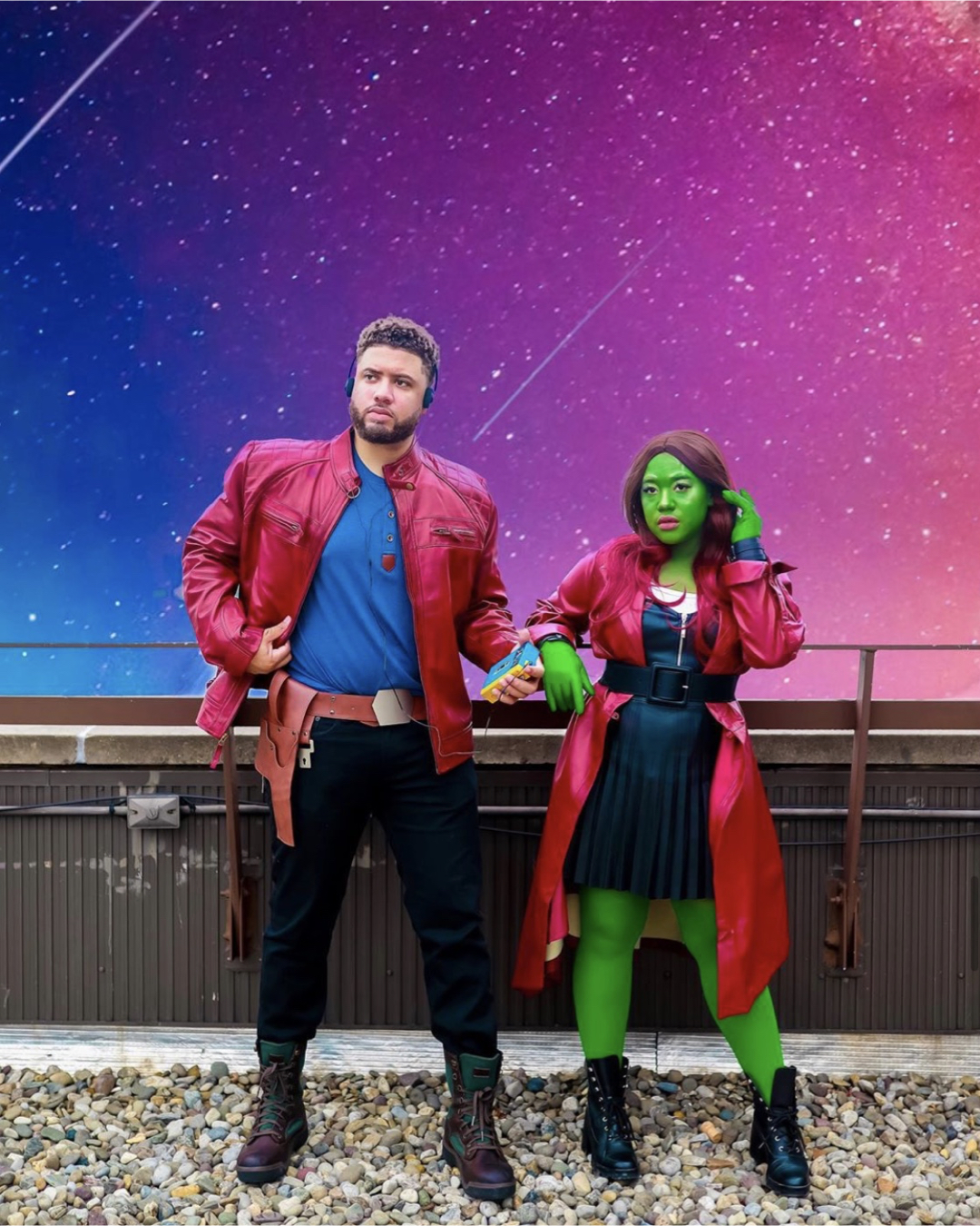 STARLORD & GAMORA COSTUME from Guardians of the Galaxy STARLORD & GAMORA COSTUME from Guardians of the Galaxy
