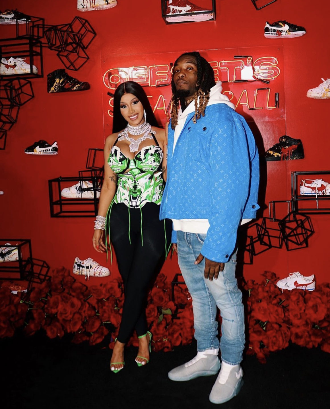 Cardi B Attends Offset s Sneaker Ball Birthday Party In LA Wearing A cardi-b-attends-offset-s-sneaker-ball-birthday-party-in-la-wearing-a