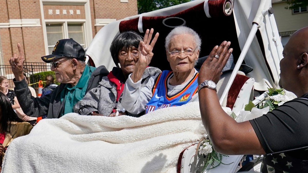 2 Survivors of the Tulsa Race Massacre Arrive in Ghana for Week-Long 'Dream' Trip to Africa 2 Survivors of the Tulsa Race Massacre Arrive in Ghana for Week-Long 'Dream' Trip to Africa